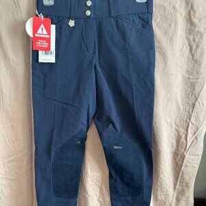 Horze Grand Prix Riding Breeches Blue Extend CKP Lds Ladies Sz 36R NWT equestria